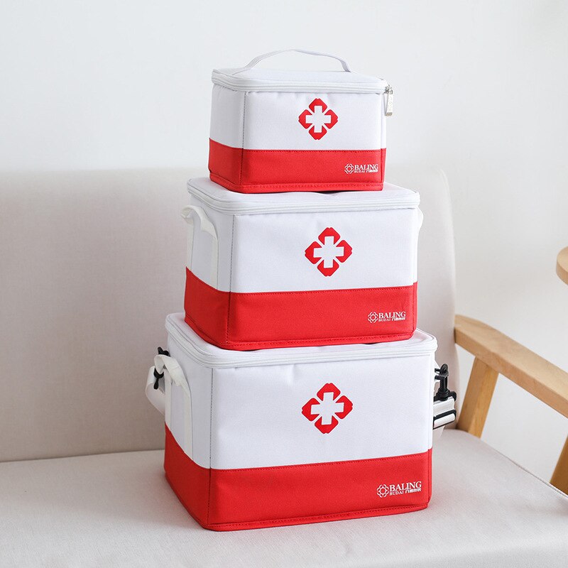 ZAUNCO Household Medicine Storage Box, Fold 3-Layer First Aid Box， Por –  BABACLICK
