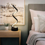 Modern LED Spiral Table Lamp