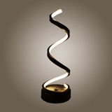 Modern LED Spiral Table Lamp